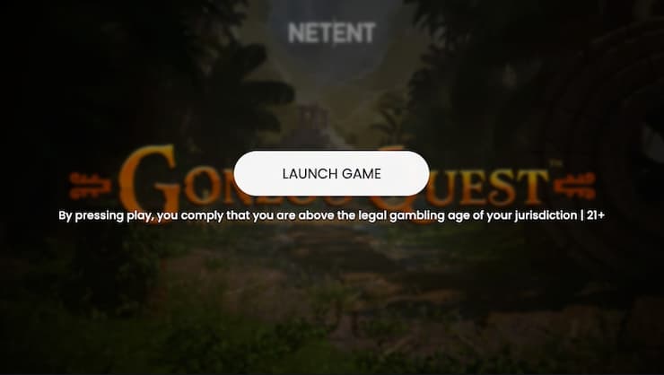 An image of Gonzo's Quest, a top slot title from NetEnt.