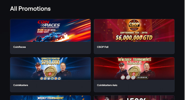 CoinPoker promotions