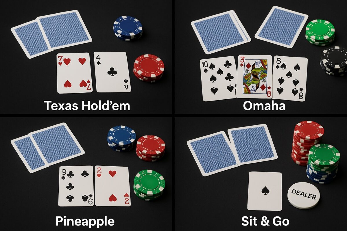 Types of Sweepstakes Poker Games