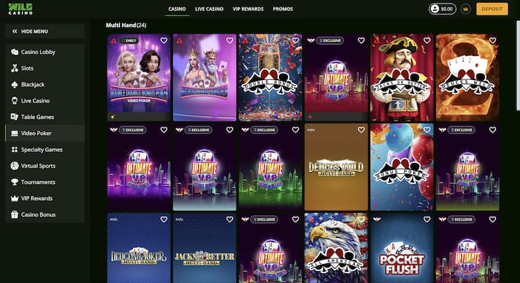 video poker online MO