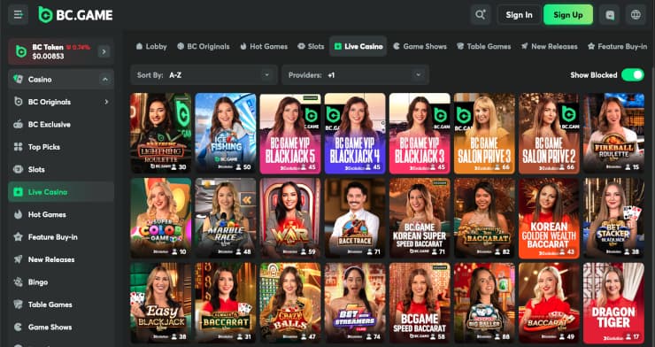 bc game live dealer blackjack