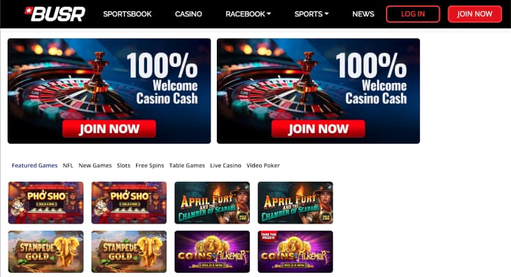 BUSR credit card casino