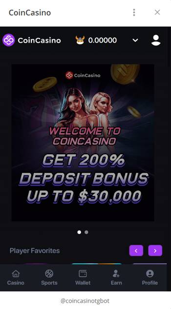 coincasino_best Telegram casino