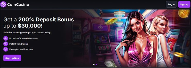 coincasino_NZ online casino welcome bonus
