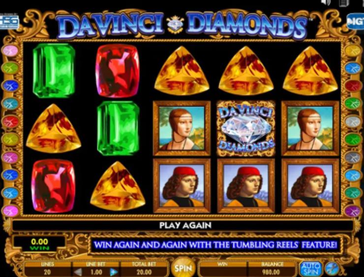 davinci_diamonds_slot_review_gameplay