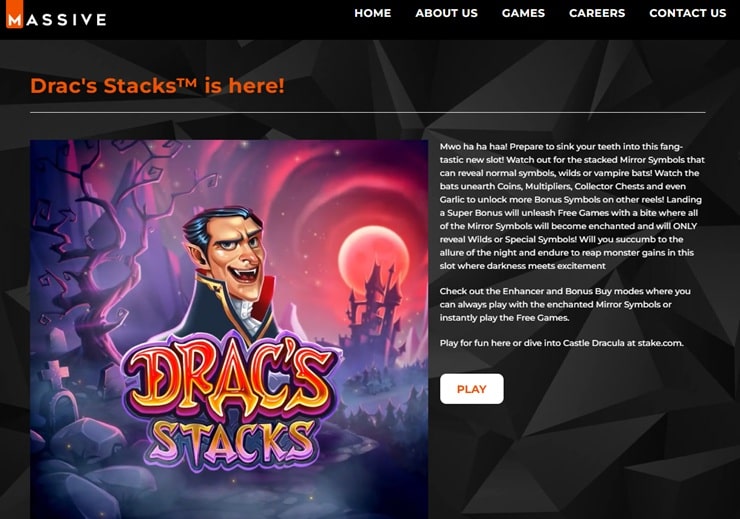 dracs stacks slot review at massive studios