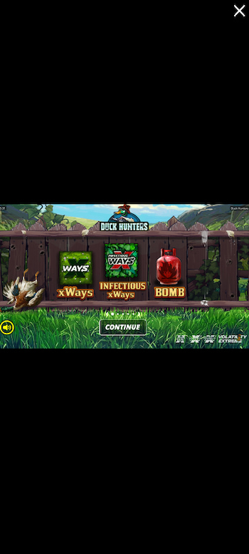 duck hunter slot as played on mobile at betplay