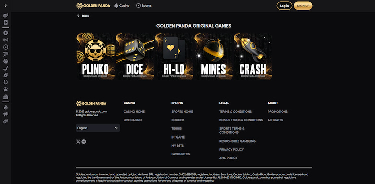 Detailed look at Golden Panda's exclusive instant-win games, perfect for casino Philippines online players.