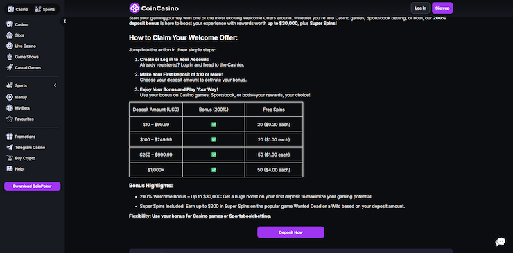 A better look at how the welcome offer of this casino Filipino online functions. 