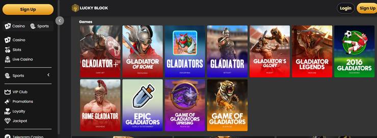 lucky block microgaming