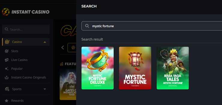 mystic_fortune_instantcasino_slot alternatives