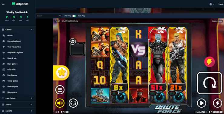 brute force slot review betpanda
