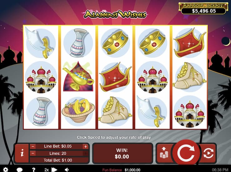 Missouri Online Casinos Aladdin's Wishes