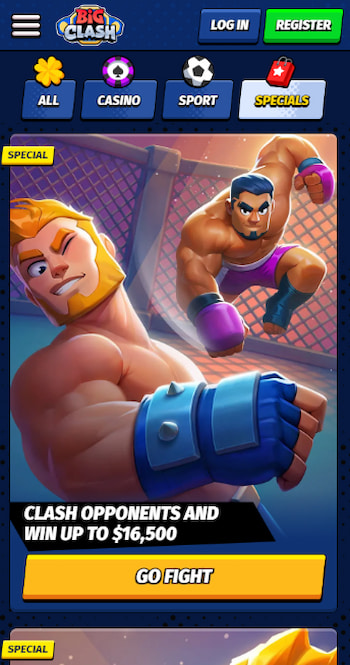 Big Clash mobile casino