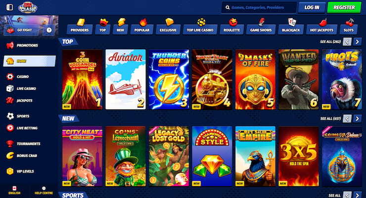 BigClash is the best Alberta online casino
