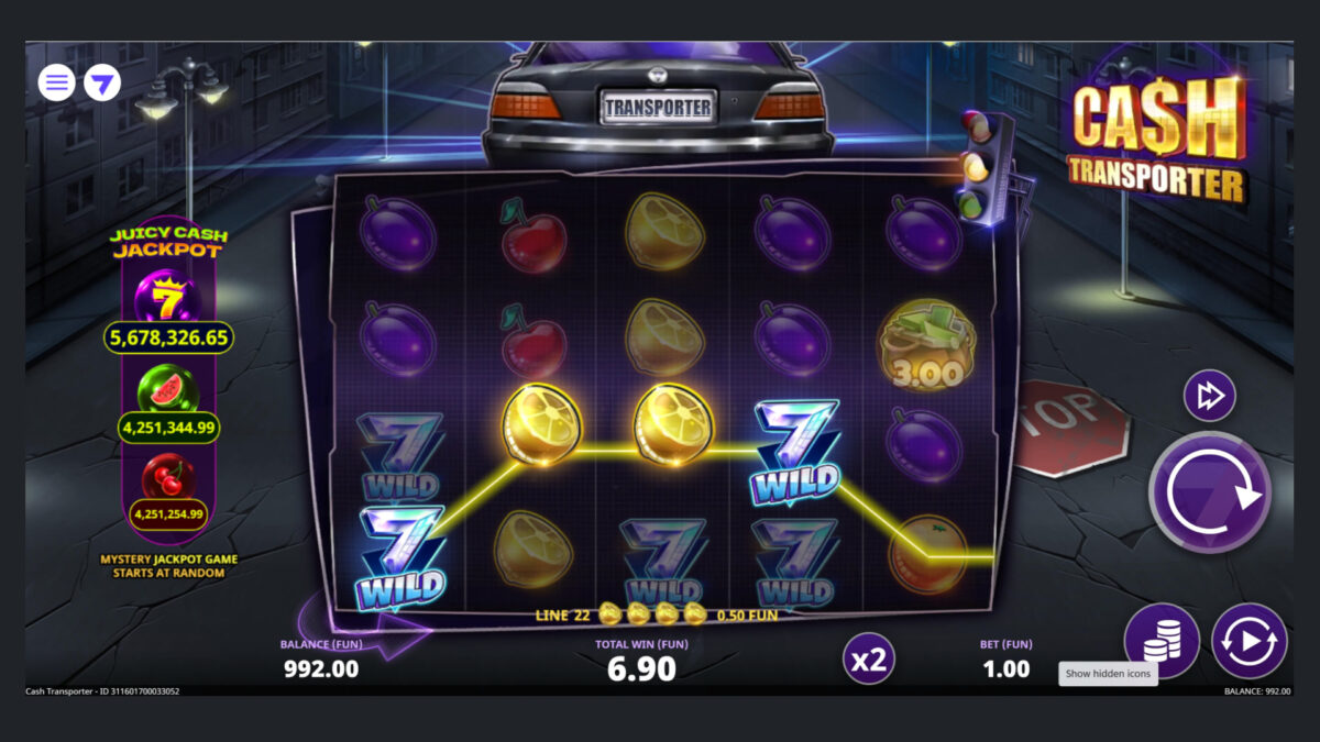 Cash Transporter by 7777 gaming