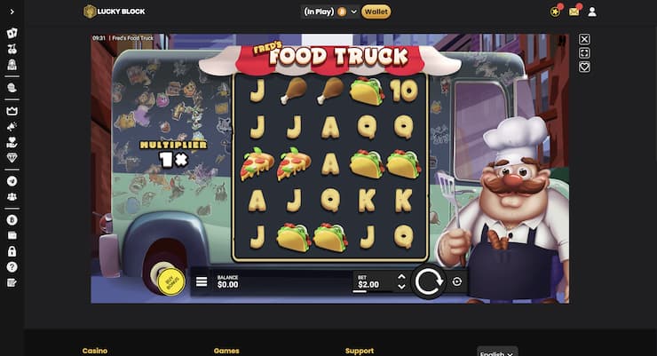 Fred's Food Truck Slot Review Lucky Block