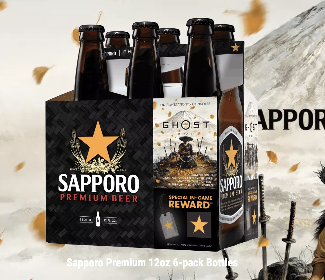 Ghost of Yotei beer