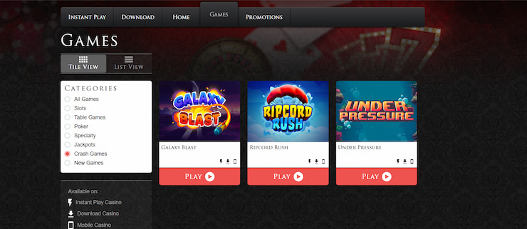 LuckyRed Crash Games