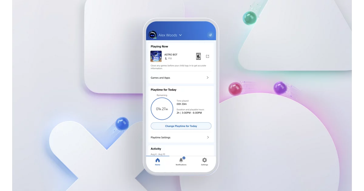 PlayStation Family app