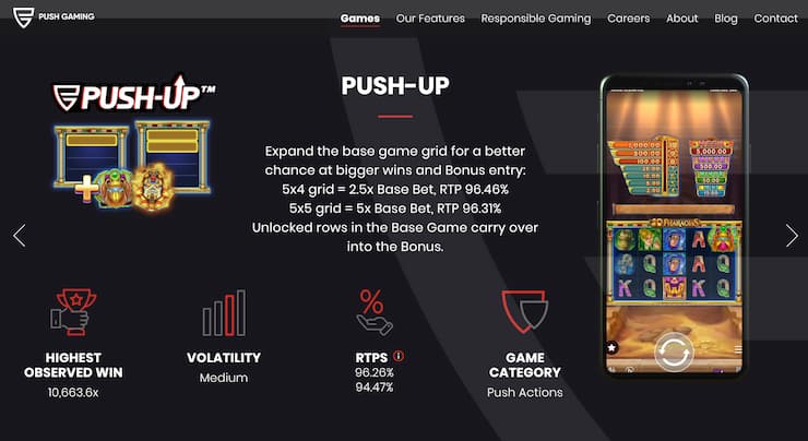 Push Gaming Push Up