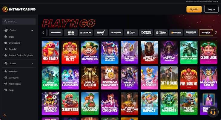 Instant Casino Play'n GO