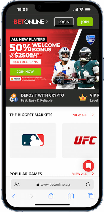 BetOnline app
