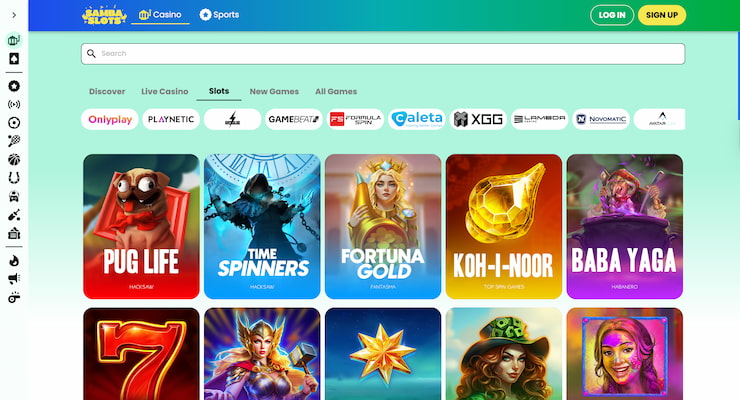 Samba Slots mobile slots