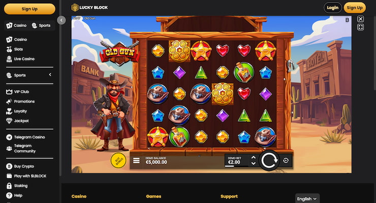 Lucky Block Old Gun Slot Review
