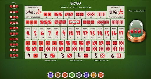 Sic Bo at Lucky Block Casino