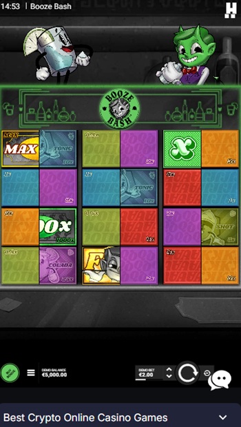 booze bash coin casino mobile slot review