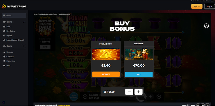 Quick look at how the Bonus Buy feature can help you jump right into special rounds.