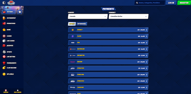 Closer look at the kinds of deposit methods available at most online casino sites.