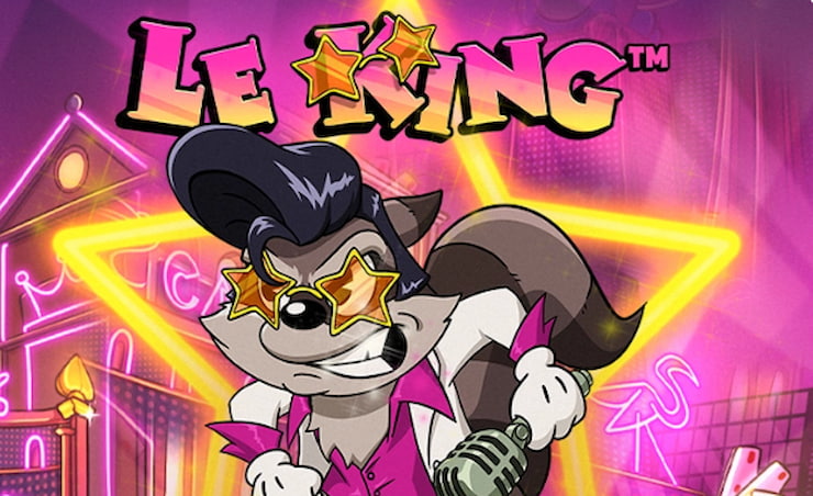 le king slot review - main page image