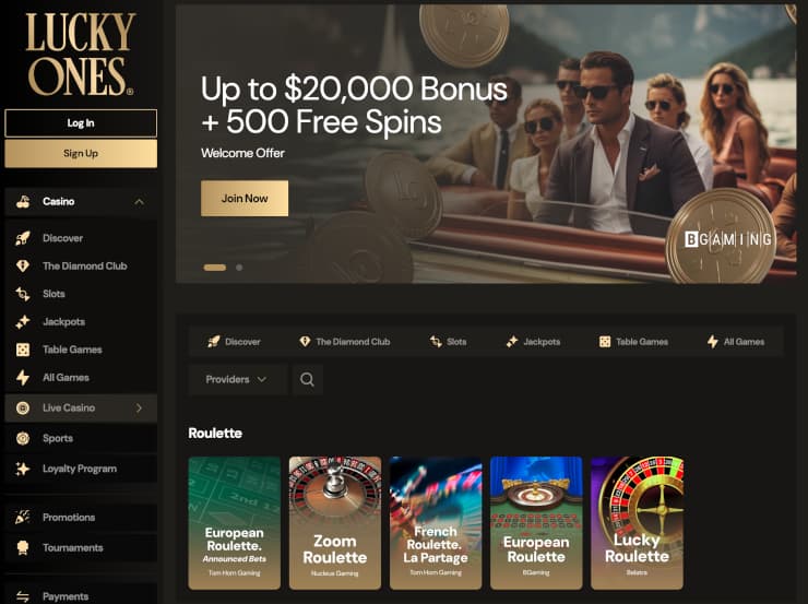 lucky ones casino online roulette australia