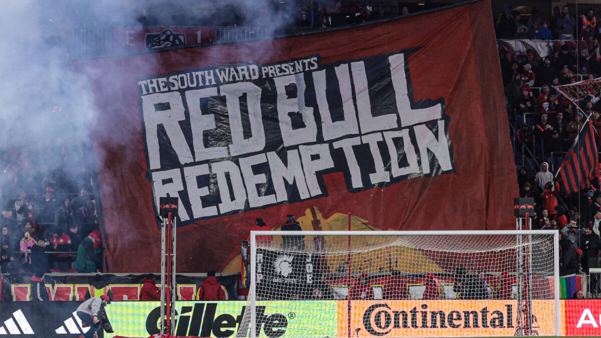 New York Red Bulls tifo 