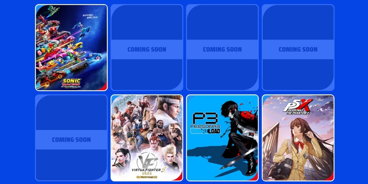 Sega Tokyo Game Show Lineup