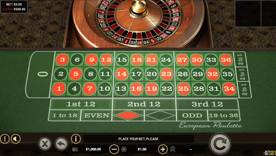 Roulette at WSM Casino