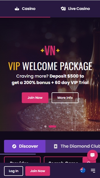 vegas now top casino app in au