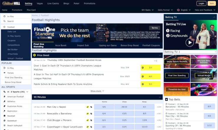 william hill world cup betting