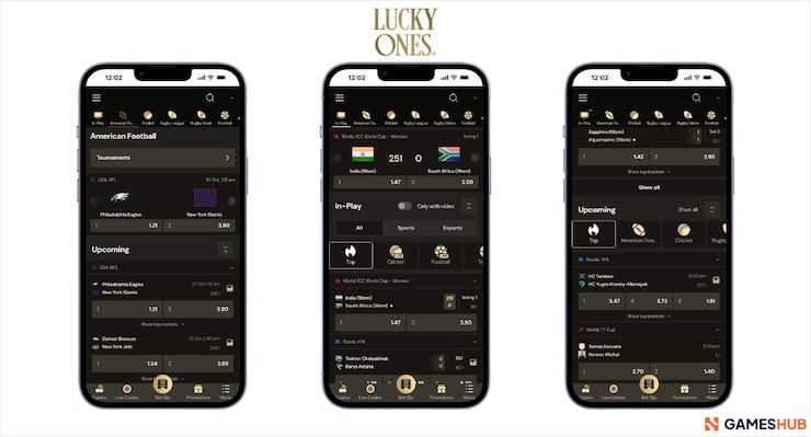 A glance at the upcoming sports events seen at Lucky Ones CSGO gambling site