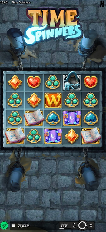 A look at how the Time Spinners slot works on the Lucky Block mobile app