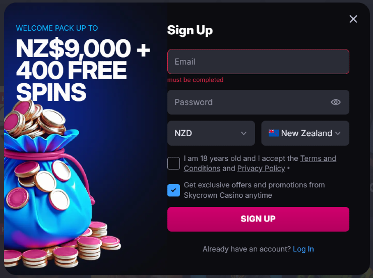 A look at one of the best welcome offers available at $5 deposit casinos in NZ
