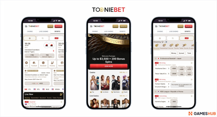 A look at the current welcome promotion and team props at ToonieBet Canada betting site