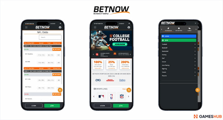 A look at the latest NFL odds and college football promos found at the BetNow betting site