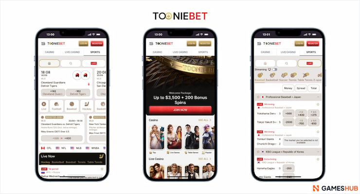 A look at the welcome promotion and betting lines on the ToonieBet NHL betting site