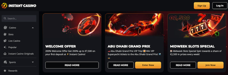 A look at this month's lineup of sports betting NZ promos available at Instant Casino