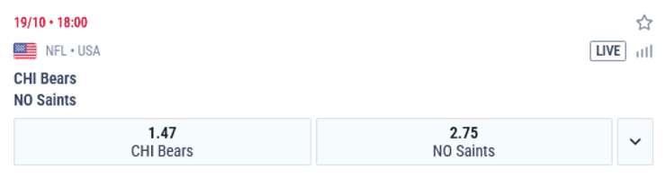 An image showing how Canadian odds work in relation to NFL betting
