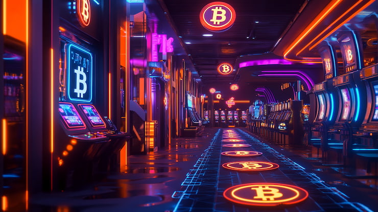 Casino floor, symbolising the best crypto casinos in Canada
