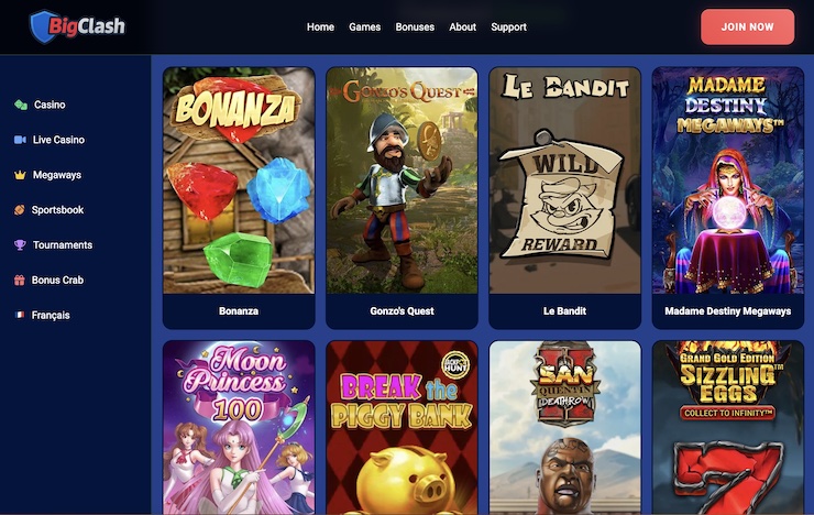 BigClash Casino Canada PayPal
